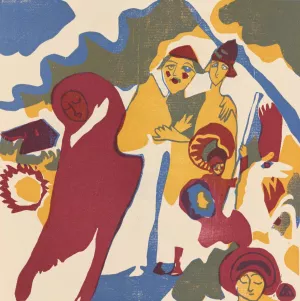 Klange Pl.07 Oil painting by Wassily Kandinsky