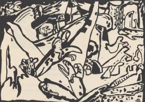 Klange Pl.24 by Wassily Kandinsky Oil Painting