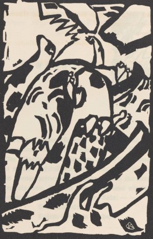 Klange Pl.25 by Wassily Kandinsky Oil Painting