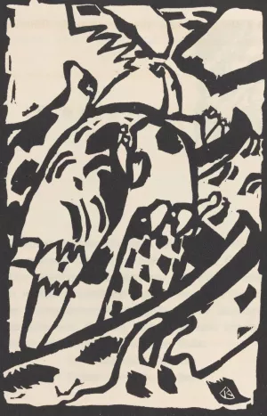 Klange Pl.25 by Wassily Kandinsky Oil Painting