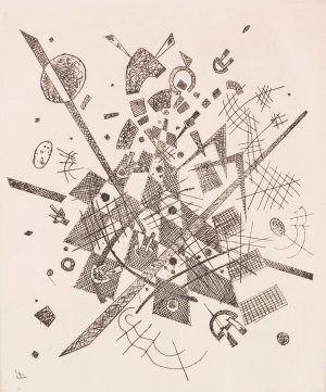 Kleine Welten IX by Wassily Kandinsky Oil Painting