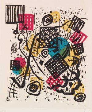 Kleine Welten V by Wassily Kandinsky Oil Painting
