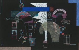 La Forme Blanche by Wassily Kandinsky Oil Painting