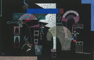 La Forme Blanche by Wassily Kandinsky Oil Painting