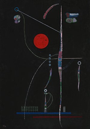 L'accent Rouge by Wassily Kandinsky Oil Painting