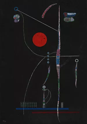 L'accent Rouge by Wassily Kandinsky Oil Painting