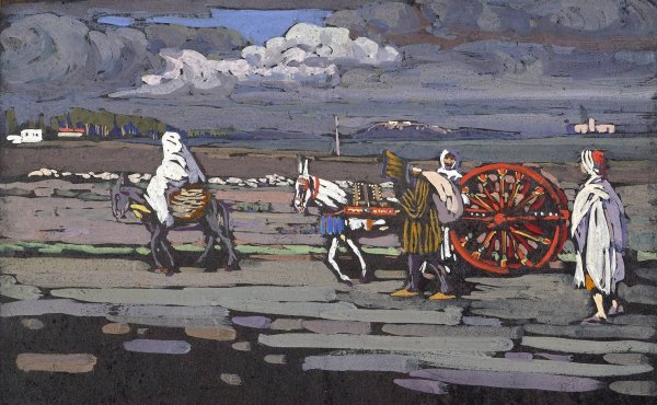 Main Product Photo of Landstrasse  Painting by Wassily Kandinsky