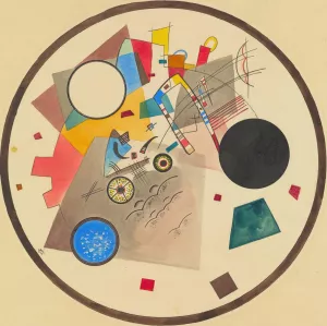 Light Circle by Wassily Kandinsky Light Circle Oil painting by Wassily Kandinsky