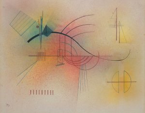 Linie by Wassily Kandinsky Oil Painting