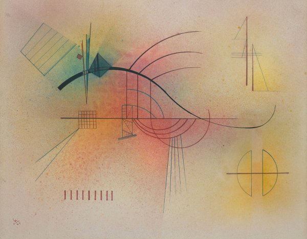 Main Product Photo of Linie  Painting by Wassily Kandinsky