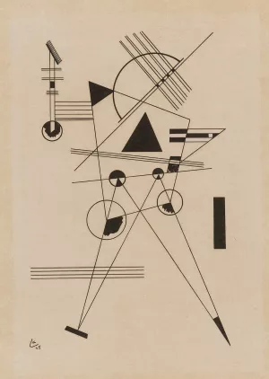Lithographie No. 1 by Wassily Kandinsky Oil Painting