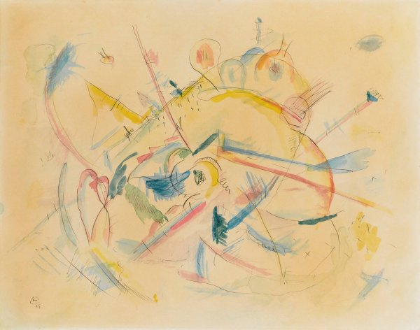 Main Product Photo of Ohne Titel  Painting by Wassily Kandinsky