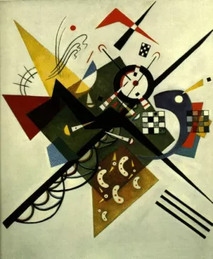 On White II by Wassily Kandinsky Oil Painting
