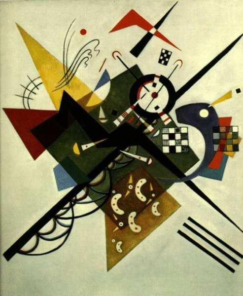 Main Product Photo of On White II Painting by Wassily Kandinsky