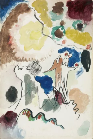 Paradies by Wassily Kandinsky Oil Painting