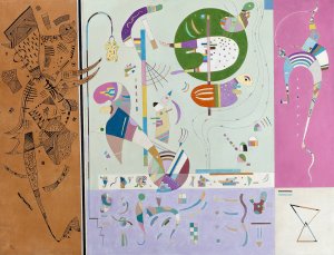 Parties diverse by Wassily Kandinsky Oil Painting