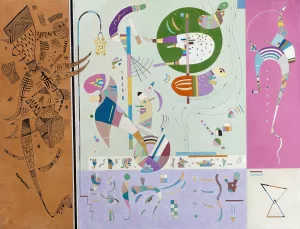 Parties diverse Oil painting by Wassily Kandinsky