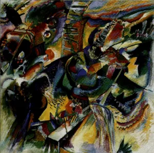 Ravine Improvisation painting by Wassily Kandinsky