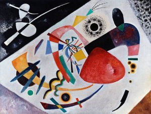 Red Spot II by Wassily Kandinsky Oil Painting