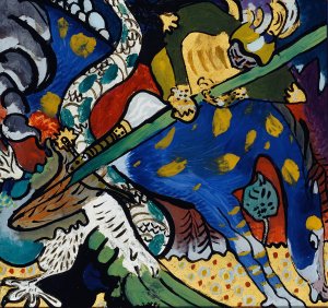Saint George I by Wassily Kandinsky Oil Painting