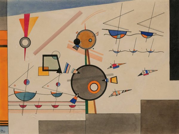 Main Product Photo of Schweben  Painting by Wassily Kandinsky