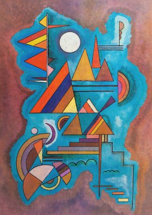 Standing by Wassily Kandinsky Oil Painting