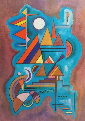 Standing Oil painting by Wassily Kandinsky