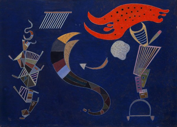 The Arrow  by Wassily Kandinsky - Hand-Painted Oil Painting Reproduction
