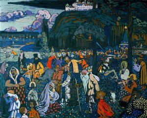 The Colorful Life by Wassily Kandinsky Oil Painting