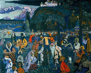 The Colorful Life by Wassily Kandinsky Oil Painting