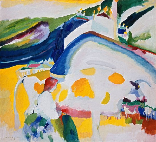Main Product Photo of The Cow  Painting by Wassily Kandinsky