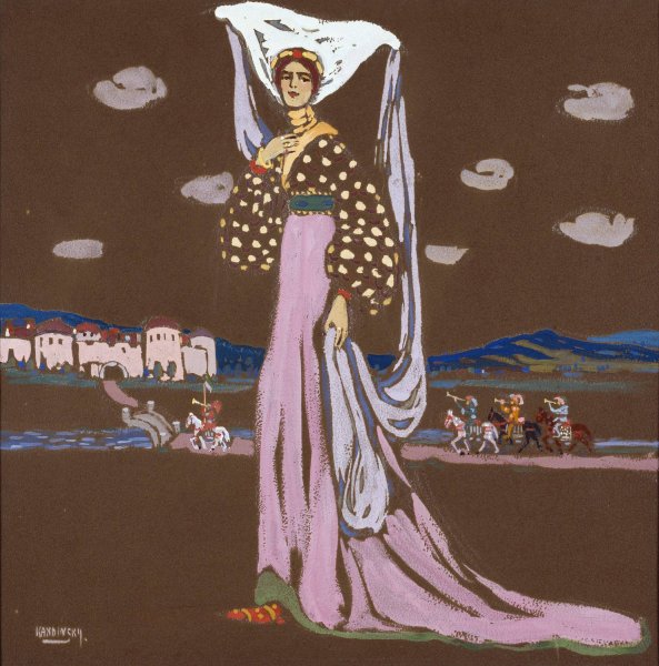 Main Product Photo of The Night  Painting by Wassily Kandinsky