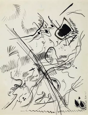 Untitled by Wassily Kandinsky Oil Painting