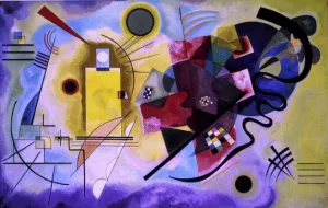 Yellow, Red, Blue painting by Wassily Kandinsky