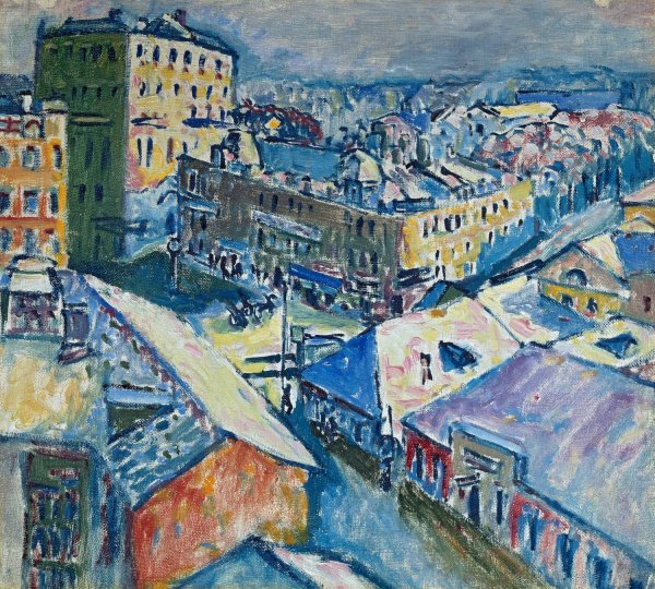 Main Product Photo of Zubovsky Platz  Painting by Wassily Kandinsky