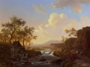 The Watermill by Welem De Klerk Oil Painting