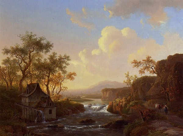 Main Product Photo of The Watermill Painting by Welem De Klerk
