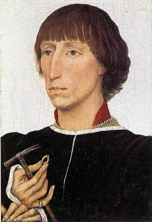Francesco d'Este painting by Weyden Rogier Van Der