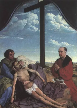 Pieta by Weyden Rogier Van Der Oil Painting