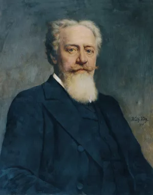 August Schaeffer Oil painting by Wilhelm A. Vita