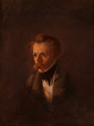 Daniel Fohr by Wilhelm Bendz Oil Painting