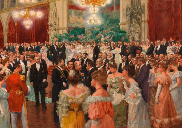 Main Product Photo of Ball der Stadt Wien  Painting by Wilhelm Gause