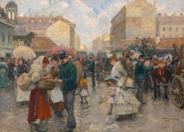 Main Product Photo of Die Favoritenlinie  Painting by Wilhelm Gause