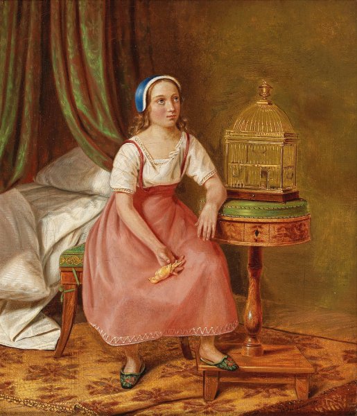 Main Product Photo of Traurige Entdeckung Painting by Wilhelm Kiesewetter