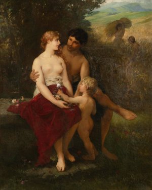 Fall by Wilhelm Kray Oil Painting