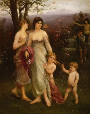 Summer by Wilhelm Kray Oil Painting