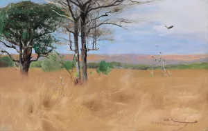 Ost Africa by Wilhelm Kuhnert Oil Painting