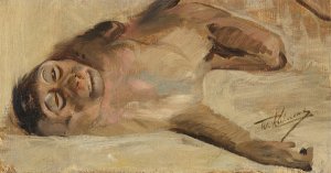 Schweinsaffe by Wilhelm Kuhnert Oil Painting