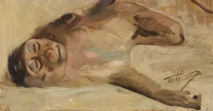 Schweinsaffe by Wilhelm Kuhnert Oil Painting