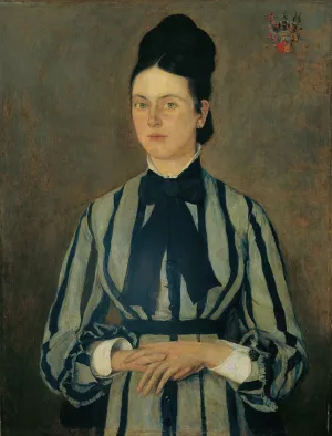 Rosine Fischler, Grafin Treuberg by Wilhelm Leibl Oil Painting
